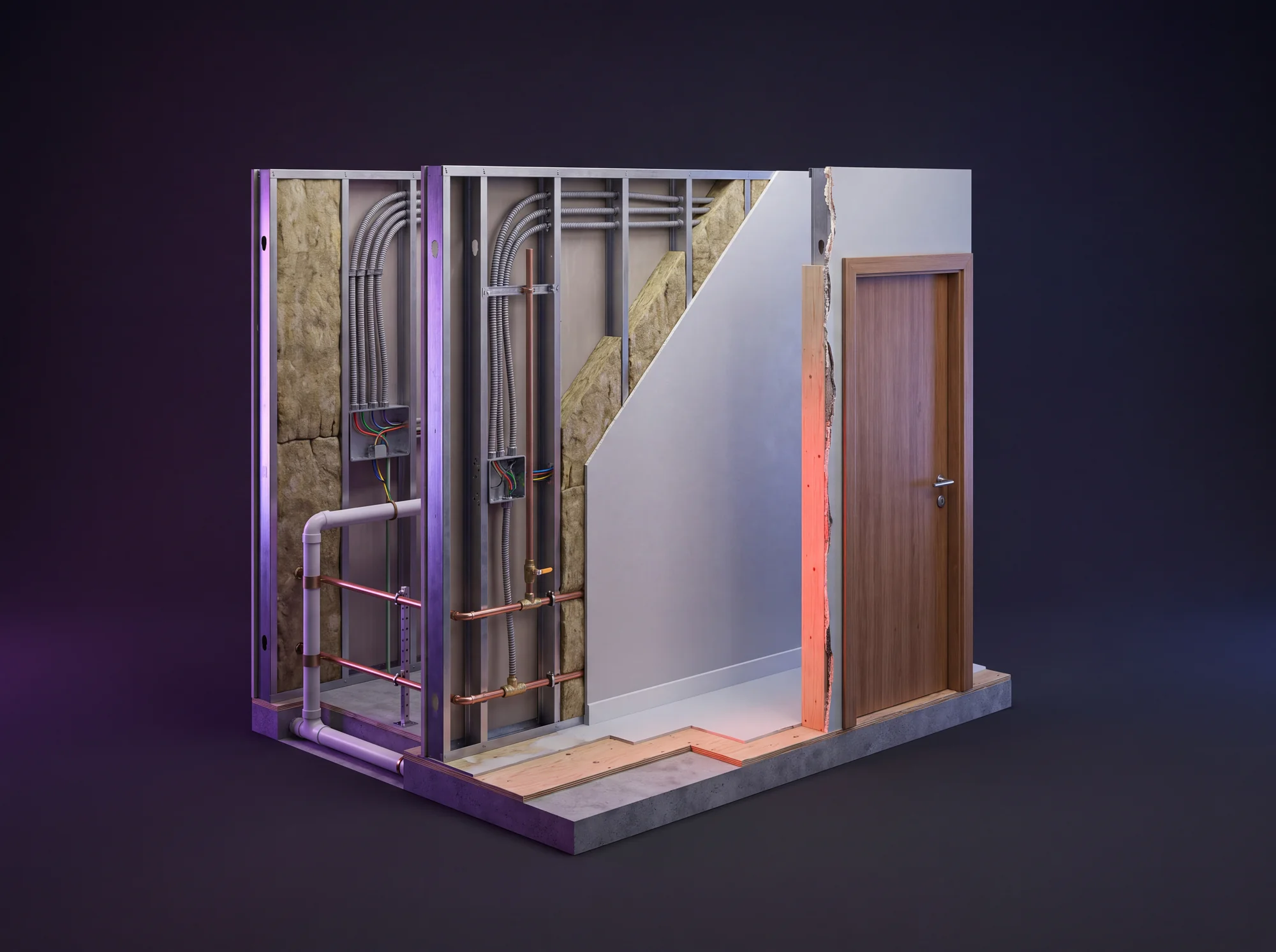 Skilled trades and fit-out: illustration