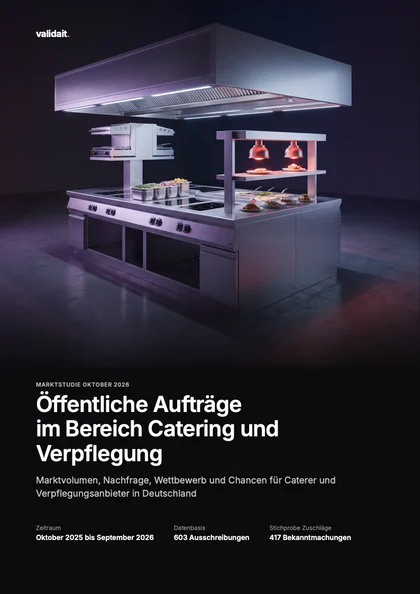 Titelseite Marktstudie Catering und Verpflegung