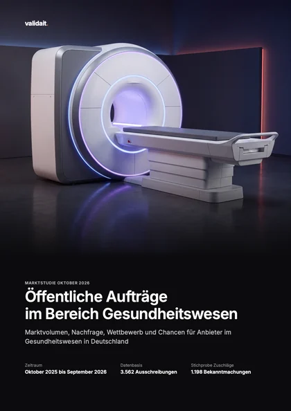 Titelseite Marktstudie Gesundheitswesen