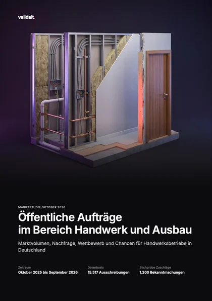 Titelseite Marktstudie Handwerk und Ausbau